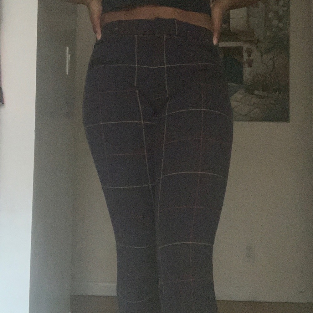 Gap. plaid pants